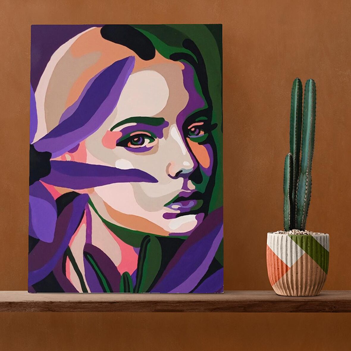 Tuval Üzerine Dijital Baskı Modern Sanatsal Kanvas Tablo 35x50 Tablo-A127