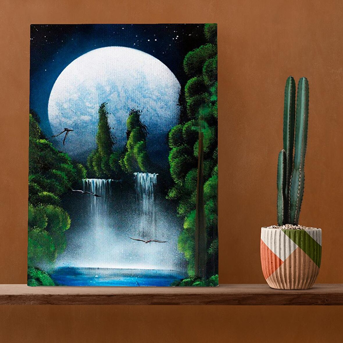 Tuval Üzerine Dijital Baskı Modern Sanatsal Kanvas Tablo 35x50 Tablo-A135