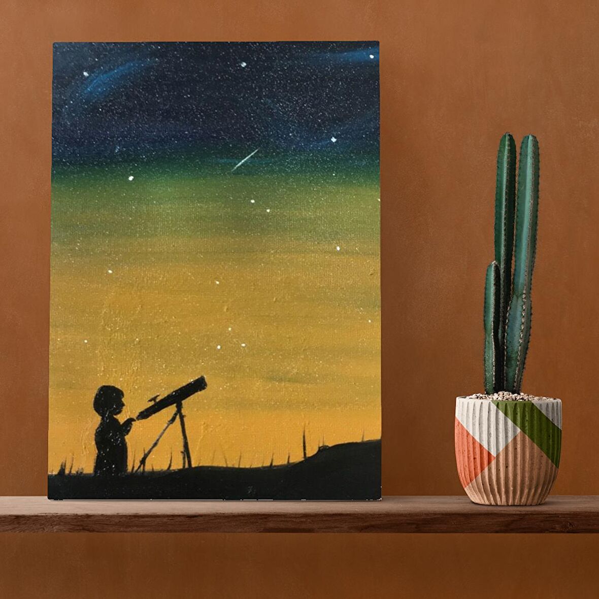 Tuval Üzerine Dijital Baskı Modern Sanatsal Kanvas Tablo 35x50 Tablo-A145