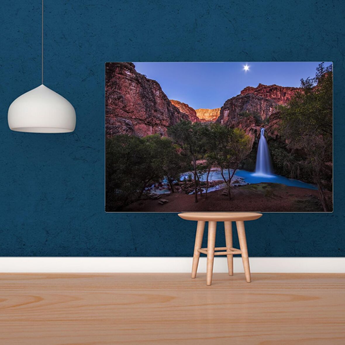 Tuval Üzerine Dijital Baskı Modern Sanatsal Kanvas Tablo 35x50 Tablo-