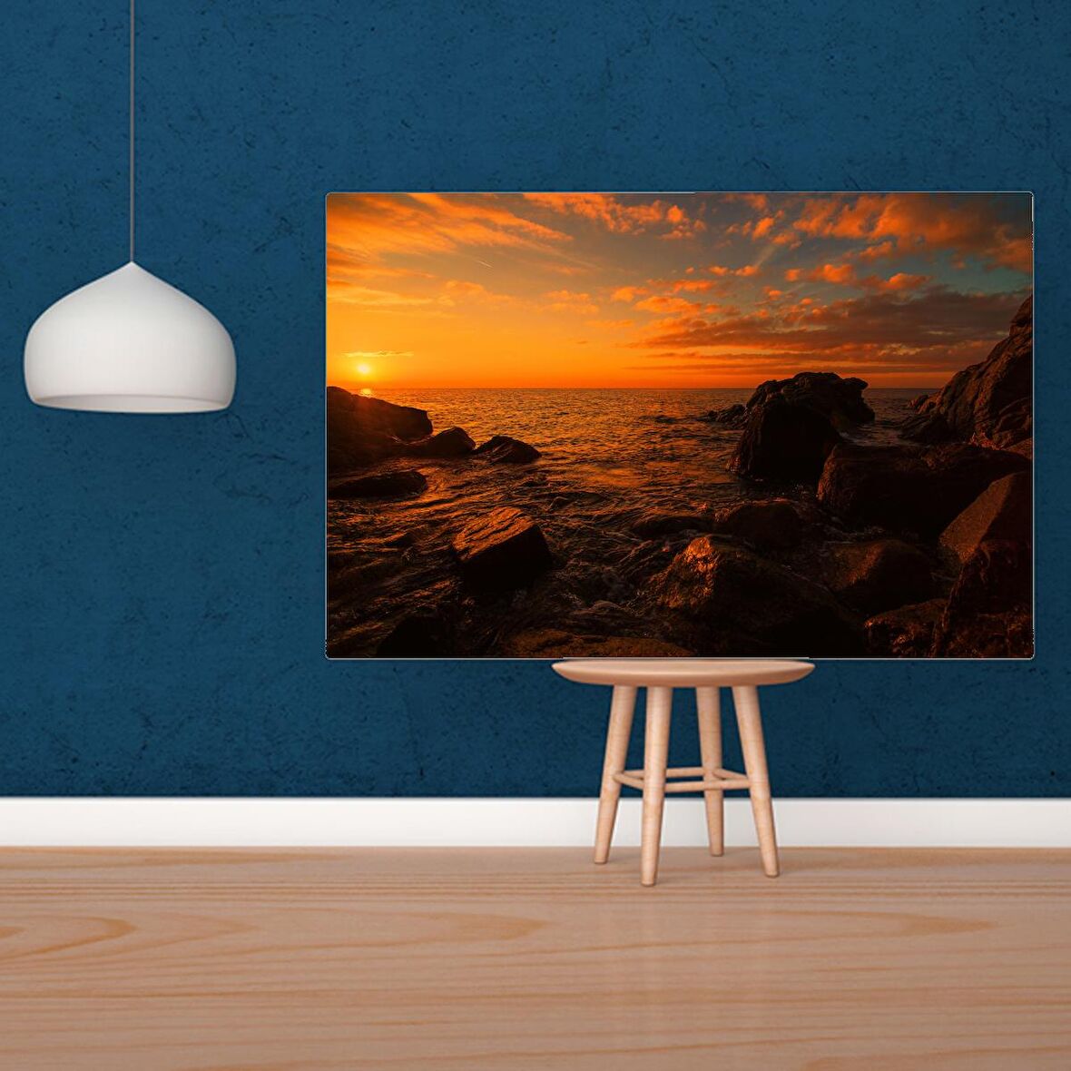 Tuval Üzerine Dijital Baskı Modern Sanatsal Kanvas Tablo 35x50 Tablo-