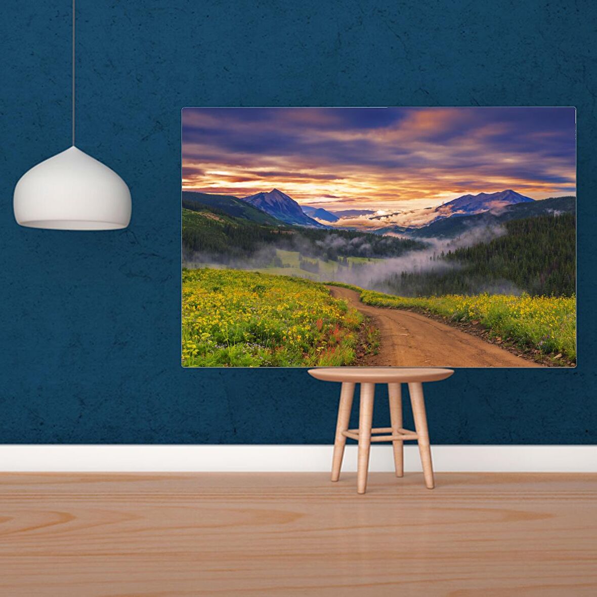 Tuval Üzerine Dijital Baskı Modern Sanatsal Kanvas Tablo 35x50 Tablo-