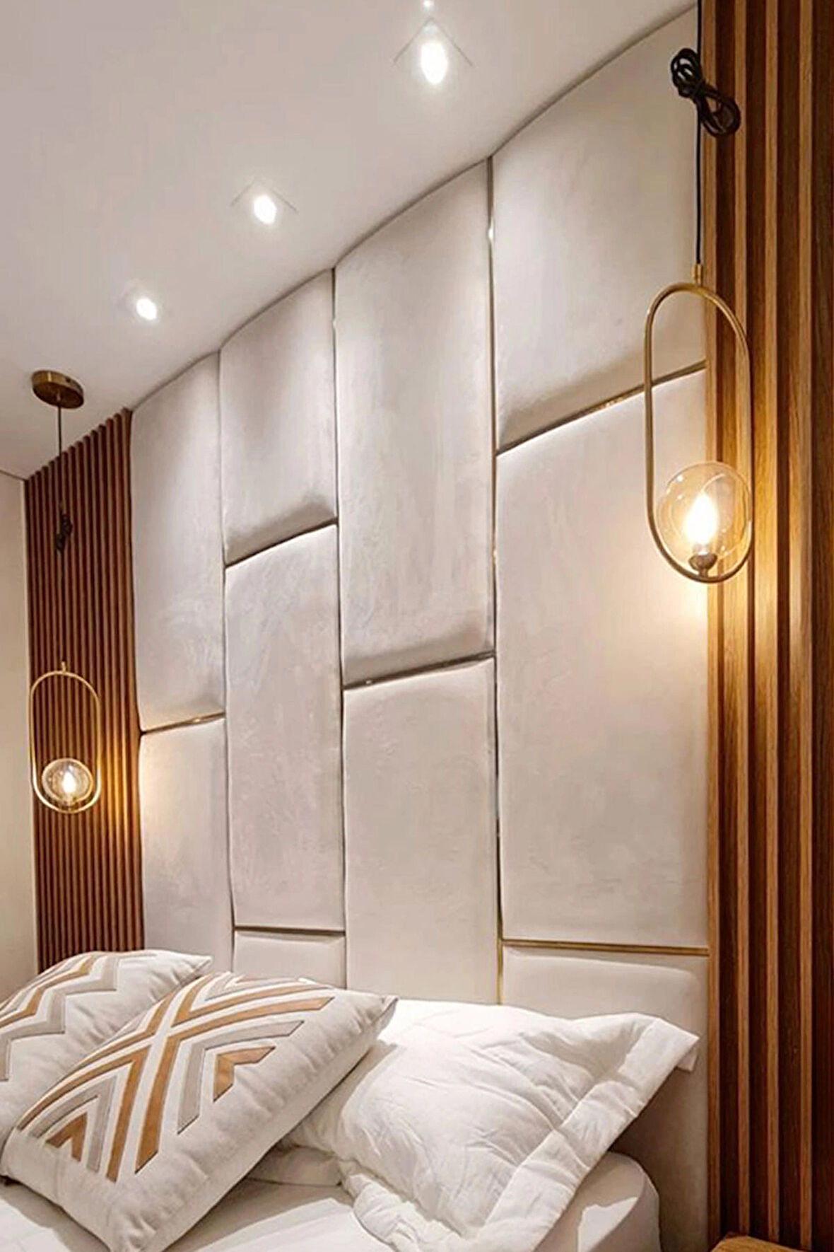 Kadife Kendinden Yapışkanlı Duvar Paneli 35x93 CM