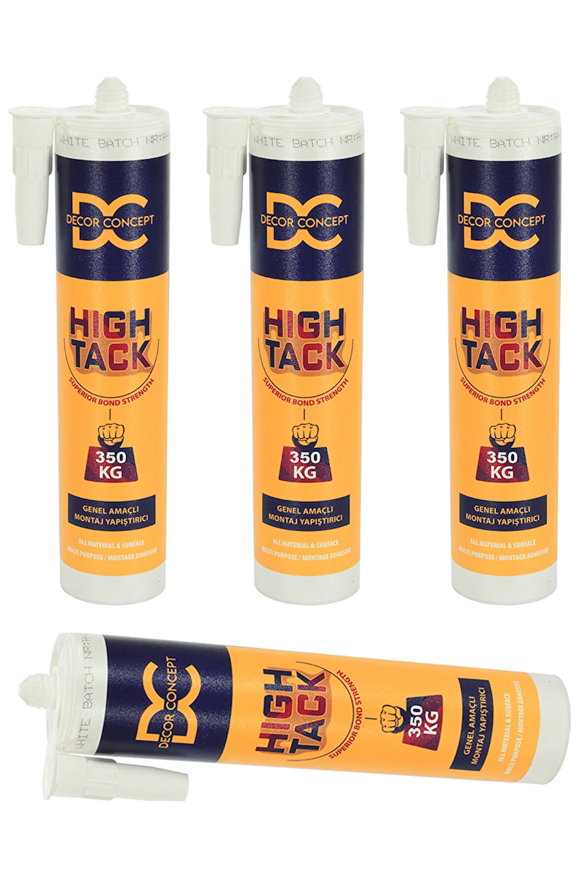 4'lü DC Hightack Duvar Paneli Yapıştırıcısı Hybrid 290 ml