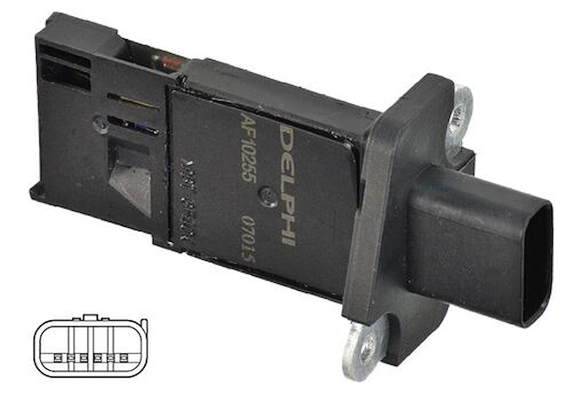 Delphi AF10255-12B1 Hava Debimetre Boxer III Jumper III 22Dt Puma 2.2HDI 16V Ducato III 2.2JTD 100Cv Transit V347 2.1 6C1112B579AA