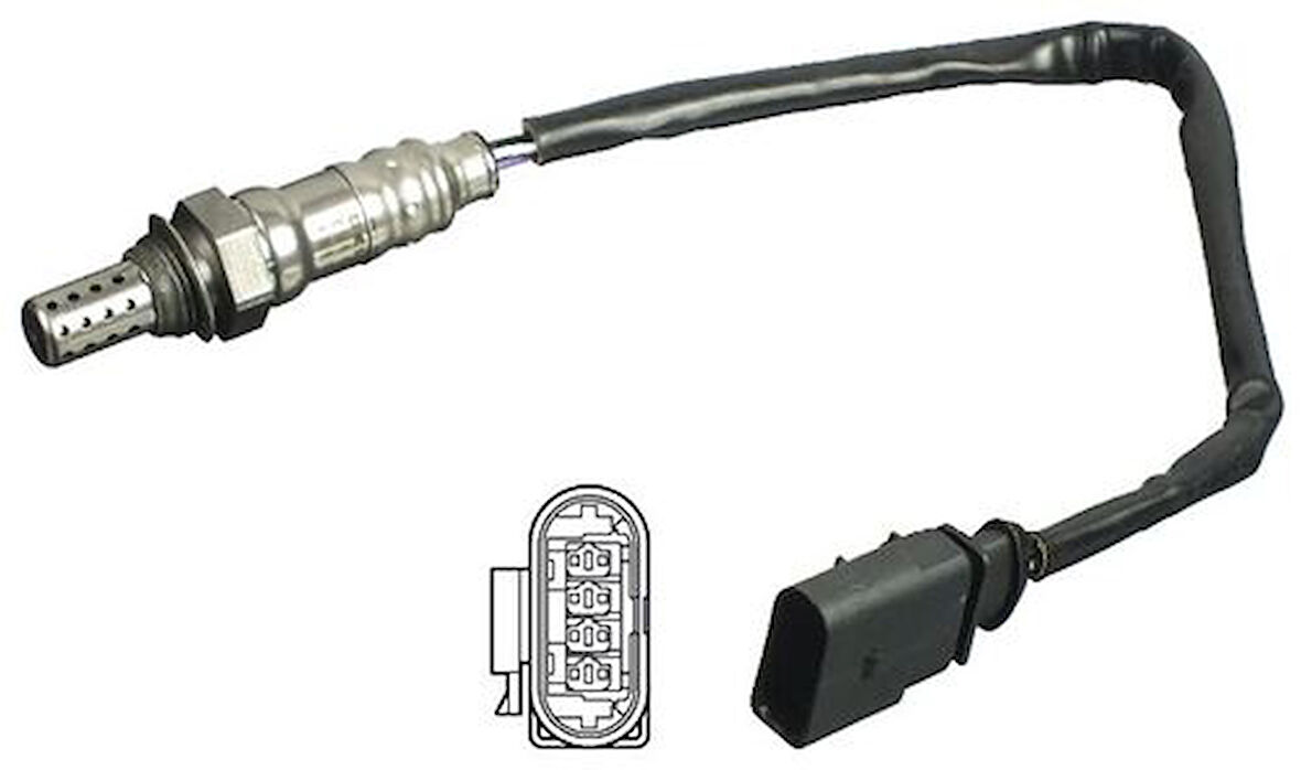 Delphi ES11093-12B1 Oksijen Sensörü Caddy III Golf V Jetta Passat 1.4TSI 1.6FSI Bse 03C906262AG