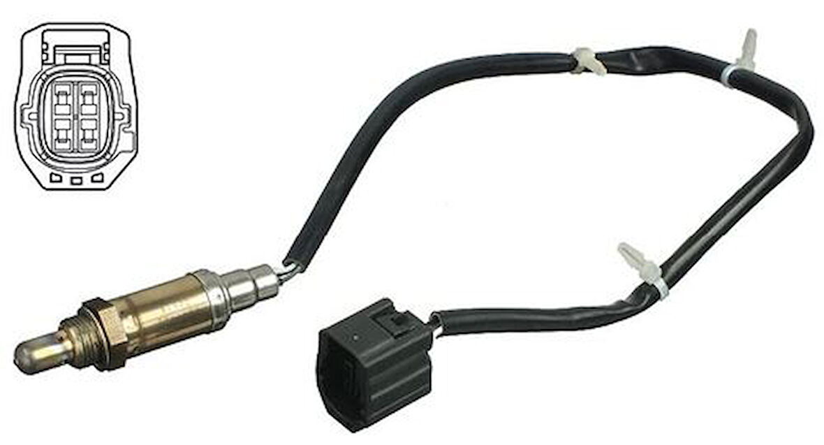 Delphi ES11122-12B1 Oksijen Sensörü Mazda III 1.4-1.6 2003-2008 Z60118861A