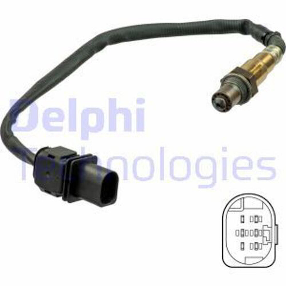 Delphi ES21086-12B1 Oksijen Sensörü BMW E81 E87 E90 E60 Mini R56 R60 R61 N47 Katalizör Öncesi 13627804369