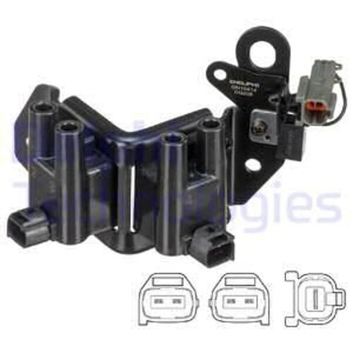 Delphi GN10414-12B1 Ateşleme Bobini Komple Accent Getz 1.3 1.5 2000 2005 V Bobin 27301-22600