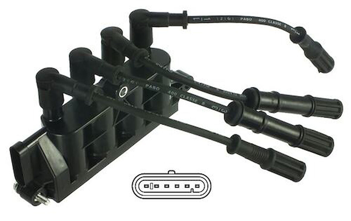 Delphı Gn10492-12B1 Ateşleme Bobini - Fıat 500. 500C. Doblo. Dobo Cargo. Grande Punto. Idea. Lınea. Palıo. Panda. Punto