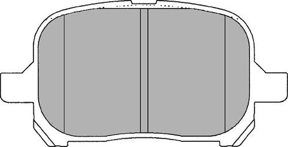 Delphi LP1144 Fren Balatası Ön Toyota Camry 10 96 12 01 446548010