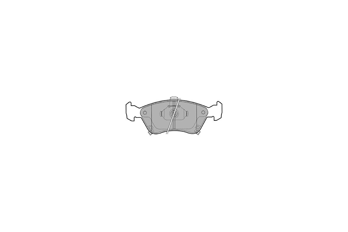 Delphi LP1231 Fren Balatası Ön Toyota Avensis 97-01 446505020