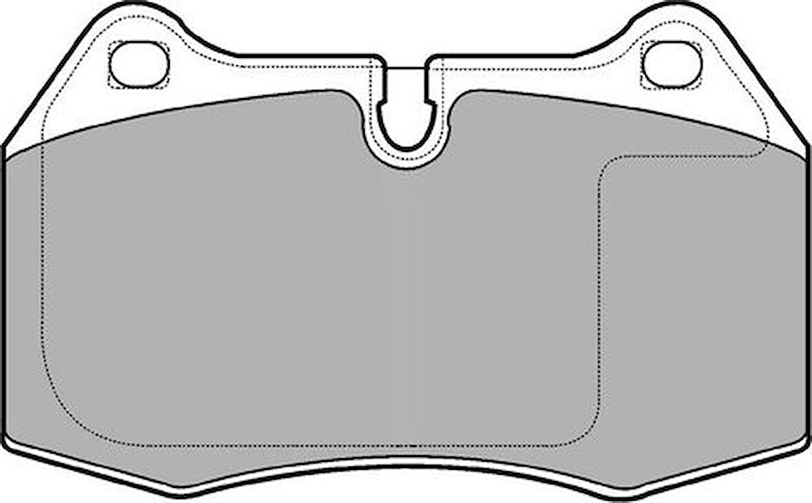 Delphi LP1584 Fren Balatası Ön BMW 725 728 730 735 740 840 850 02 92 