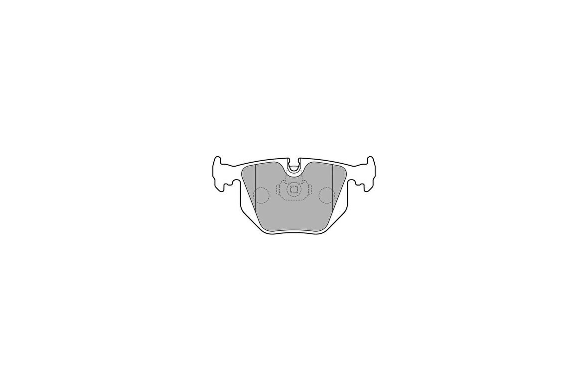 Delphi LP1803 Fren Balatası Arka Range Rover 02-09 BMW E53 E83 E45 34216790071
