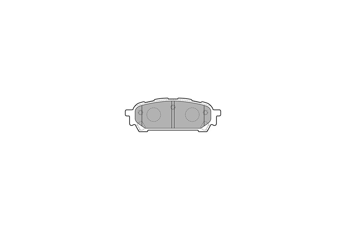 Delphi LP1822 Fren Balatası Arka Subaru Forester Impreza 11 02 26696FE040