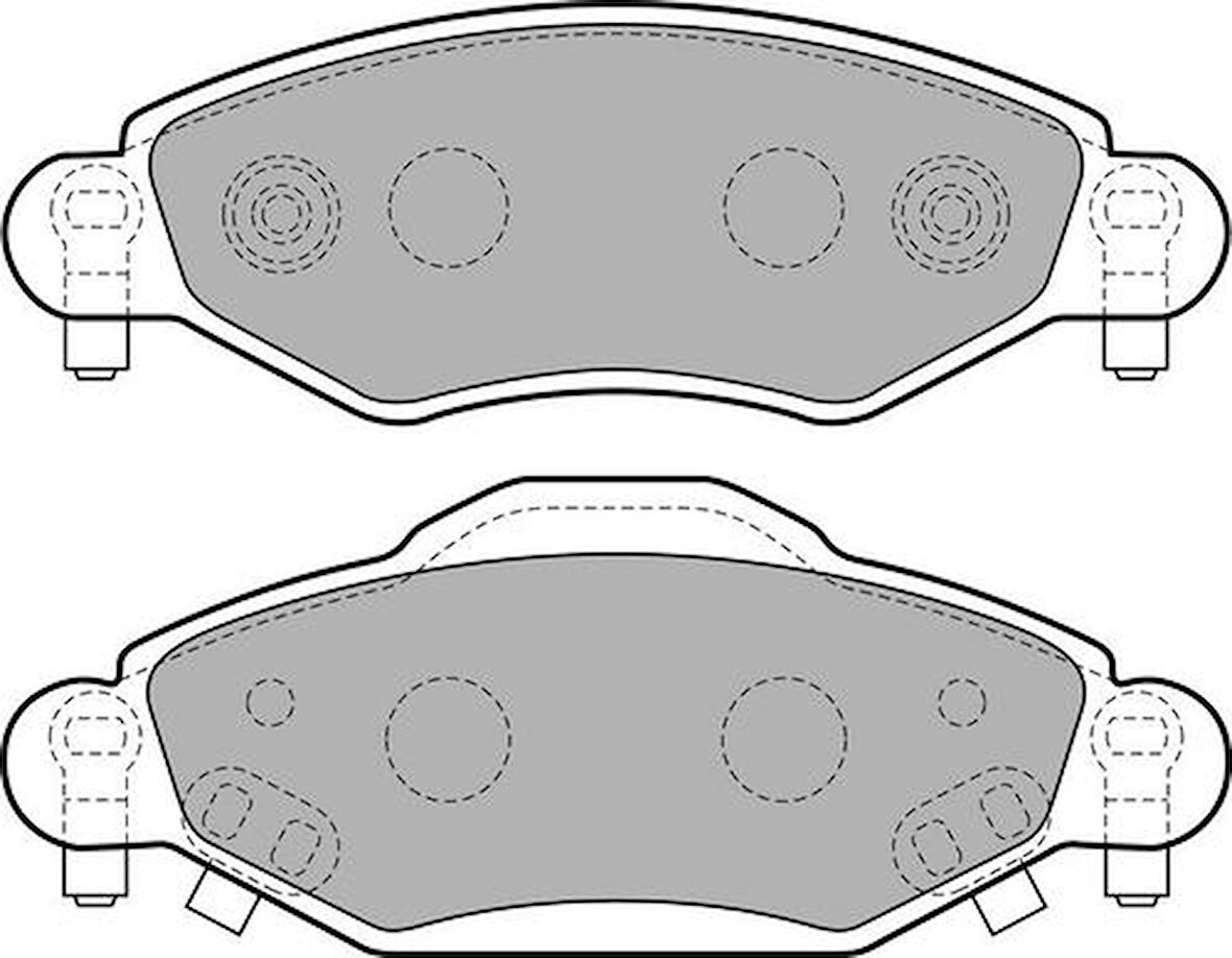 Delphi LP1840 Ön Fren Balatası Yaris 03-10 VVTI 1.4 1.5 D4D 044650D040