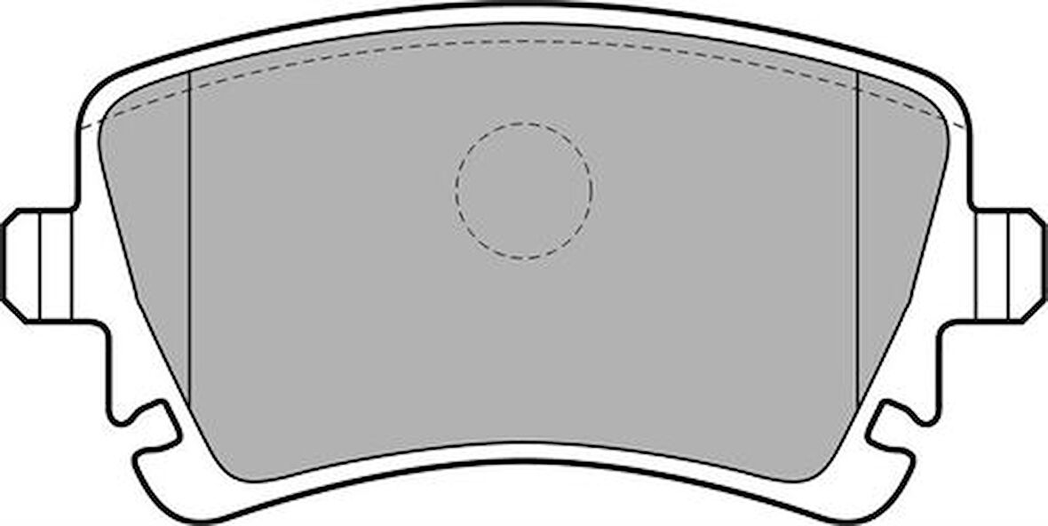 Delphi LP1920 Fren Balatası Arka Audi A6 Rs4 RS6 Volkswagen Phaeton 10 02 4B3698451