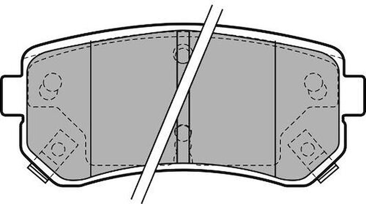 Delphı Lp1952 Arka Fren Balatası Hyundaı Accent Era 06> I20 08-15 I30 07-12 Ix20 10> Ix35 10> Sonata 10-14 Kıa Ceed 06-12 Cerato 08> Rıo 05> Sportage 04-11 Fwd