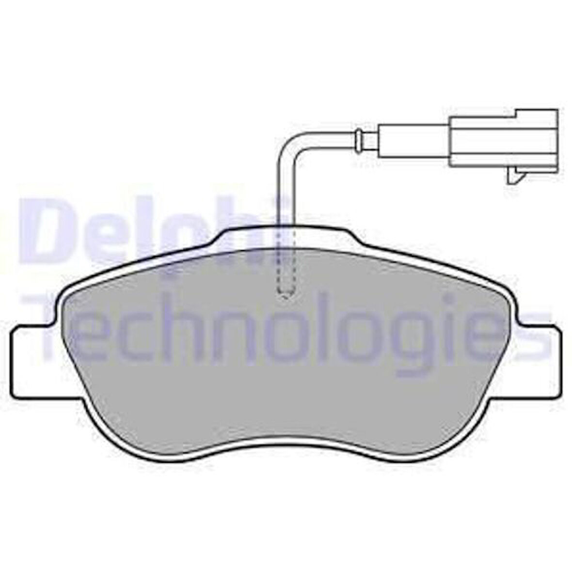 Delphi LP2014 Fren Balatası Ön Fiat 500 Ford Ka 07 07 71773151