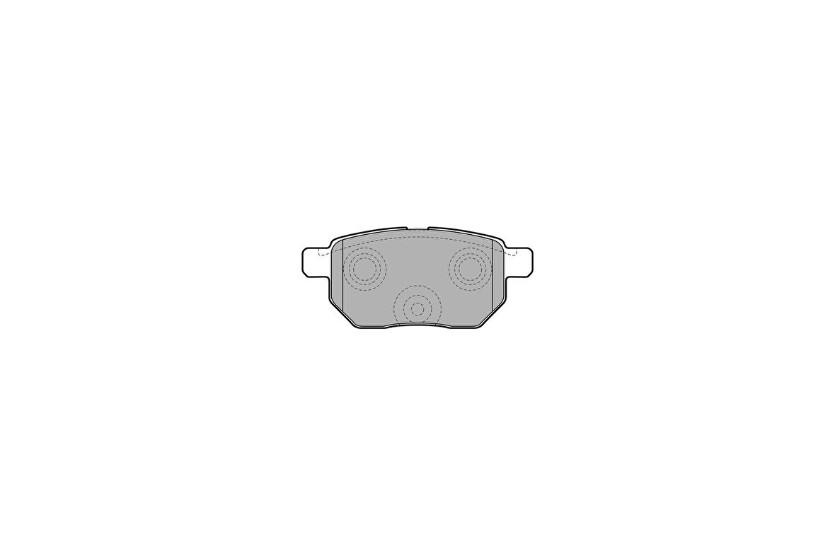 Delphi LP2105 Arka Fren Balatası Toyota Corolla Auris 2007-Yaris 1.0 1.3 2005-Verso 2009- 446612130