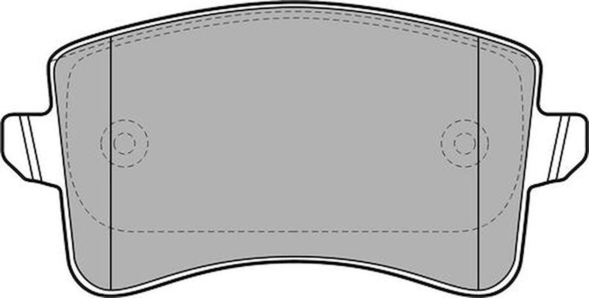 Delphi LP2106 Fren Balatası Arka A4 08-15 A5 07-Q5 10-17 Q5 09-11 8K0698451