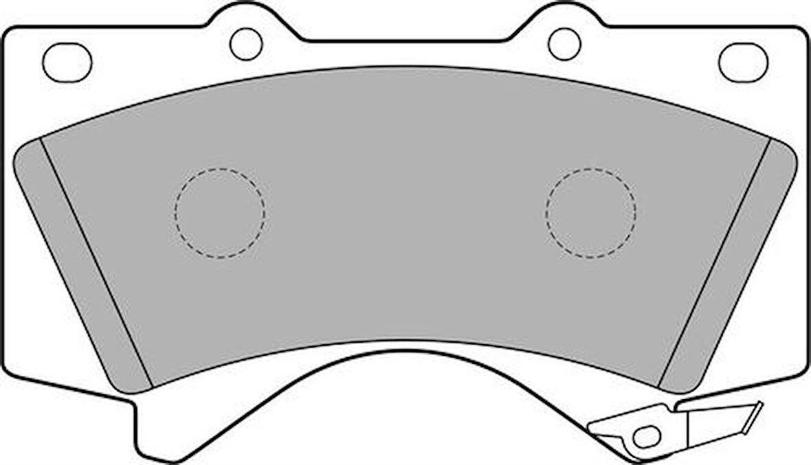 Delphi LP2134 Ön Fren Balatası Land Cruiser 09-12 Lexus 07- 446560280