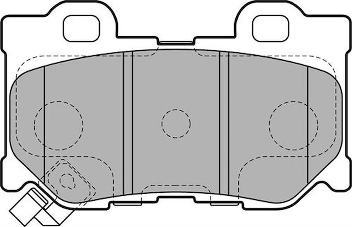 Delphi LP2157 Fren Balatası Arka Infiniti Fx50 G37 Nissan 370 Z 10 08 D4060JL00A