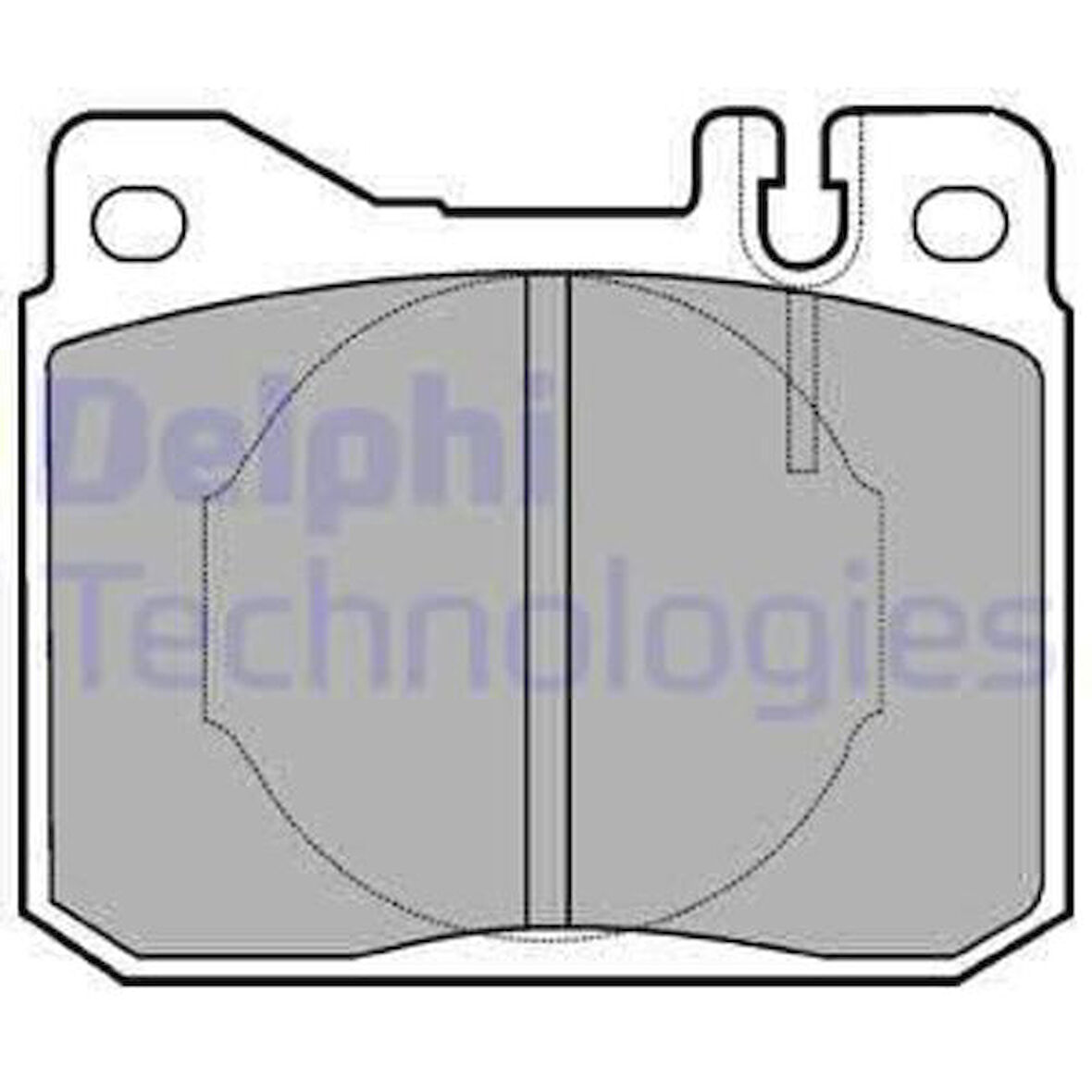 Delphi LP221 Fren Balatası Ön W123 80-85 C123 77-85 W126 85-91 C126 85-91 Renault 107 80-84 06D117070