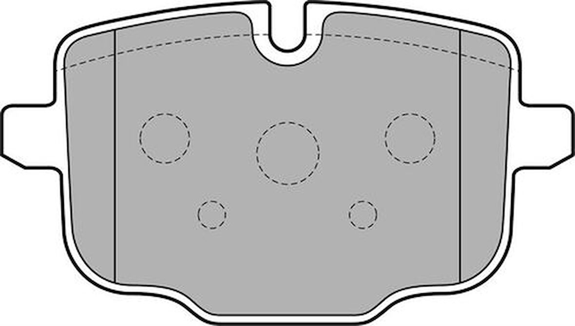 Delphi LP2246 Arka Fren Balatası BMW F10 F11 N53 N56 3421228438