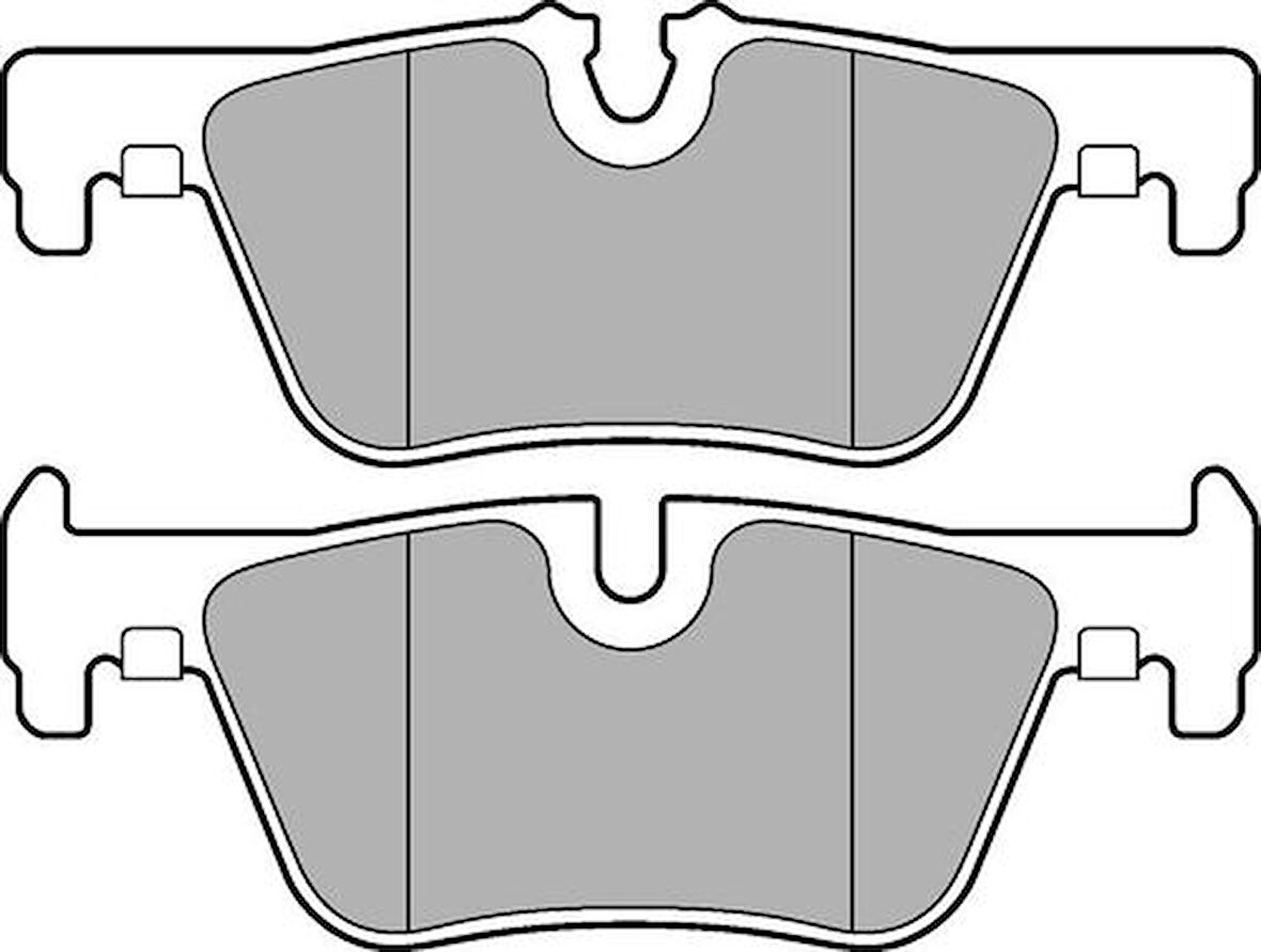Delphi LP2286 Fren Balatası Arka BMW F20 F21 F30 F34 F31 F32 F33 F36 F80 F33 F82 34216873093