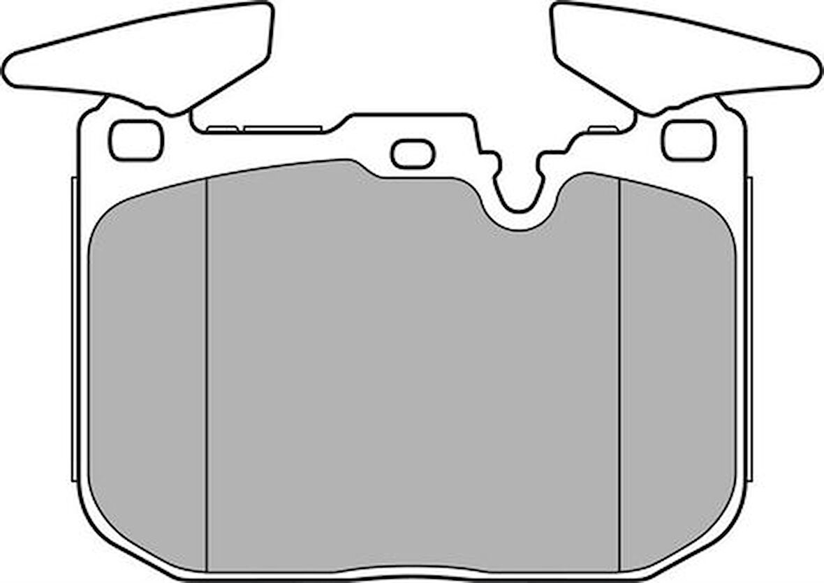 Delphi LP2449 Fren Balatası Ön BMW F20 F30 F22 F35 2464195