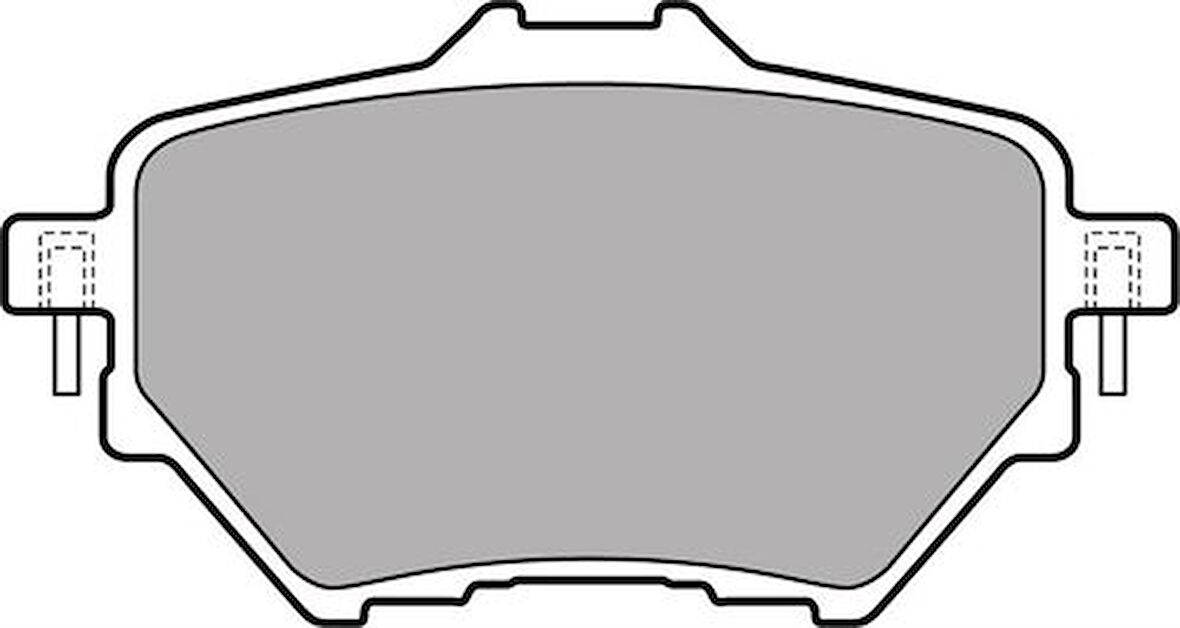 Delphi LP2505 Arka Fren Balatası 2008 II-3008-308 II-508 II-Partner-Rifter-Berlingo-C4 Picasso II-Combo-Grandland 13-Disk Capı 268mm 1609000680