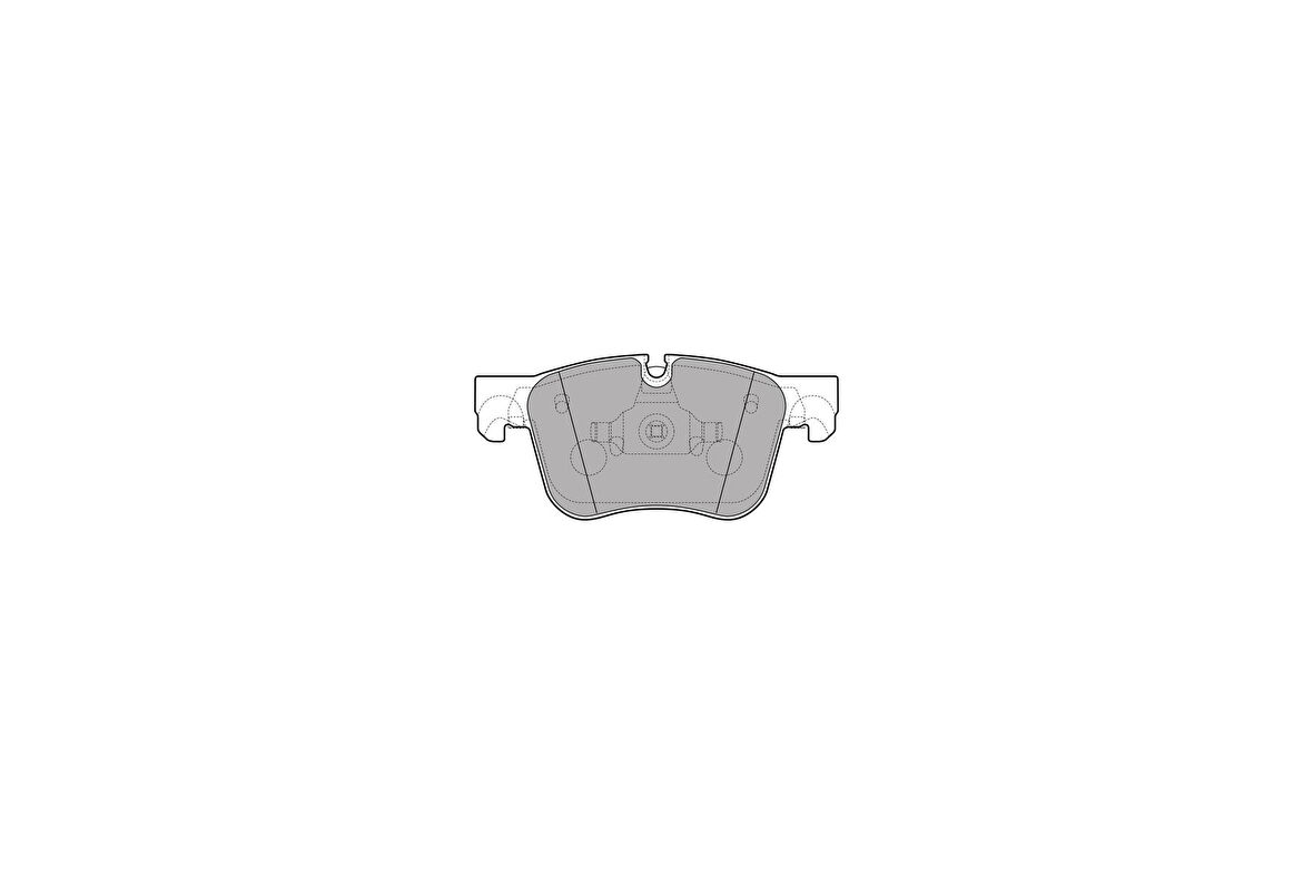 Delphi LP2690 Ön Fren Balatası Peugeot 308 II 13-Citroen C4 Picasso II 1609898580