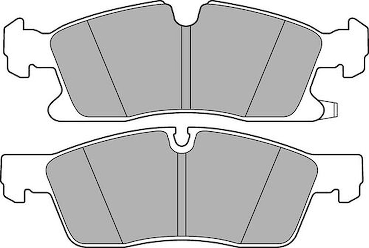 Delphi LP3173 Fren Balatası Ön Jeep Grand Cherokee 3.0Crd 11 10 68052370AA