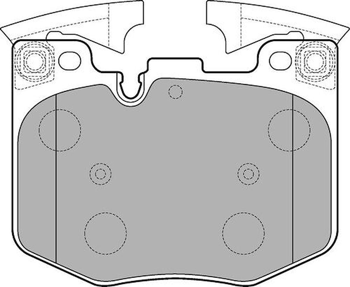 Delphi LP3235 Fren Balatası Ön BMW G30 G20 G01 G02 G05 G06 G07 G29 G11 G12 G14 G15 G15 34108844368