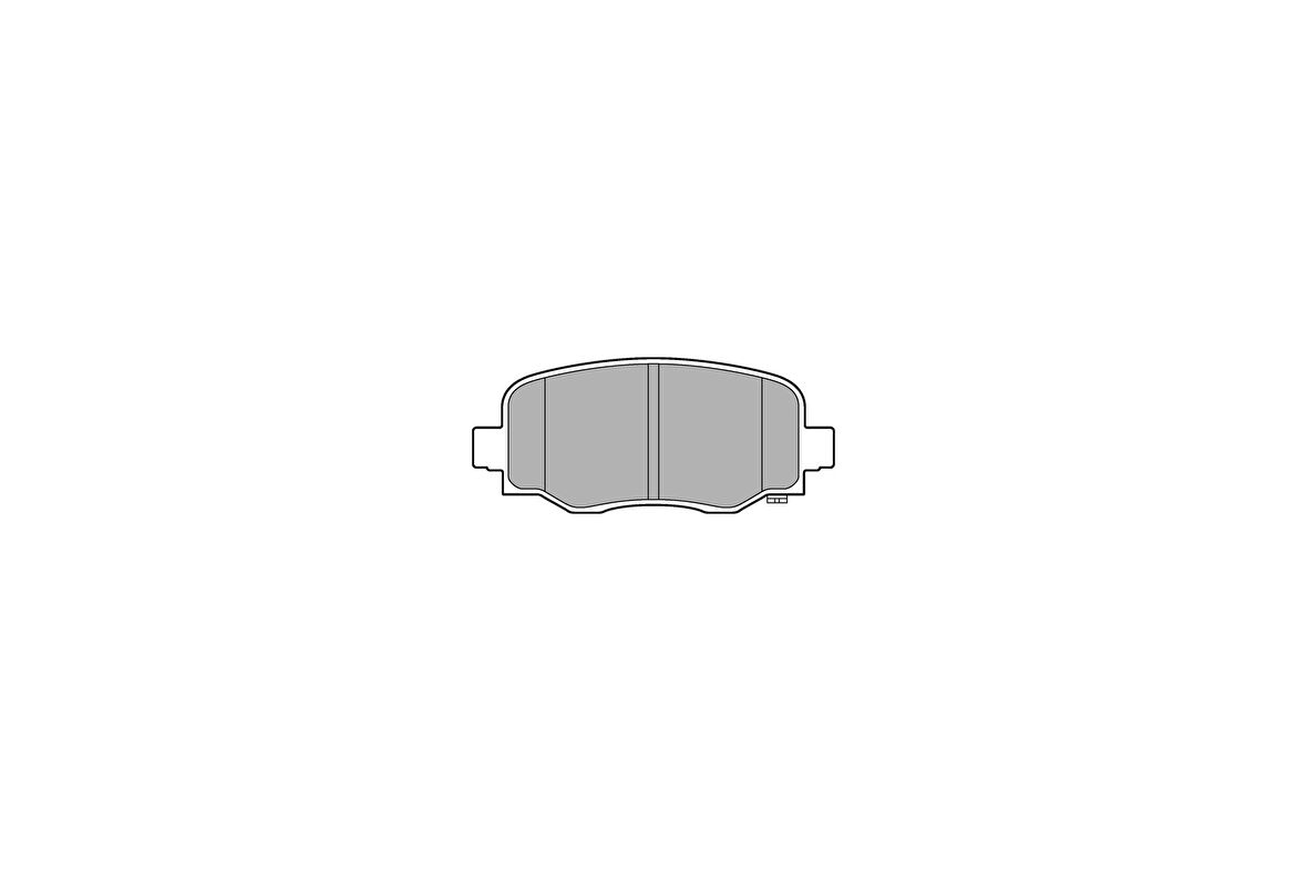 Delphi LP3253 Arka Fren Balatası Jeep Cherokee KL 2.0Crd 4x4 14-2.4 4x4 13- 68225301AA