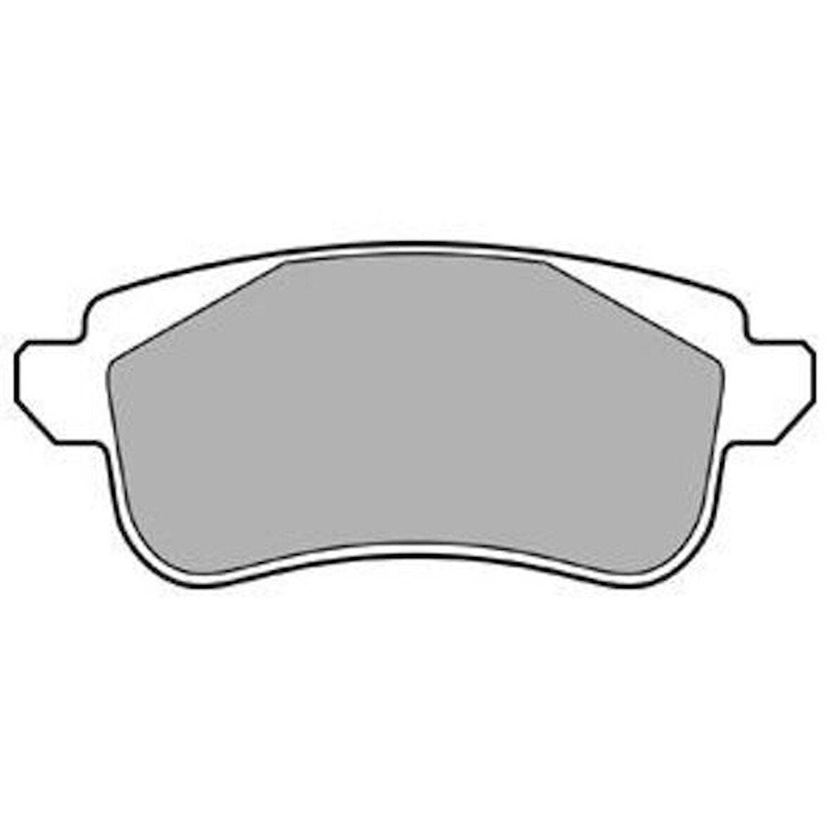 Delphi LP3283 Arka Fren Balatası Megane IV 15-Espace V 15-Megane IV Grandtour 16-Talisman 15- 440608235R