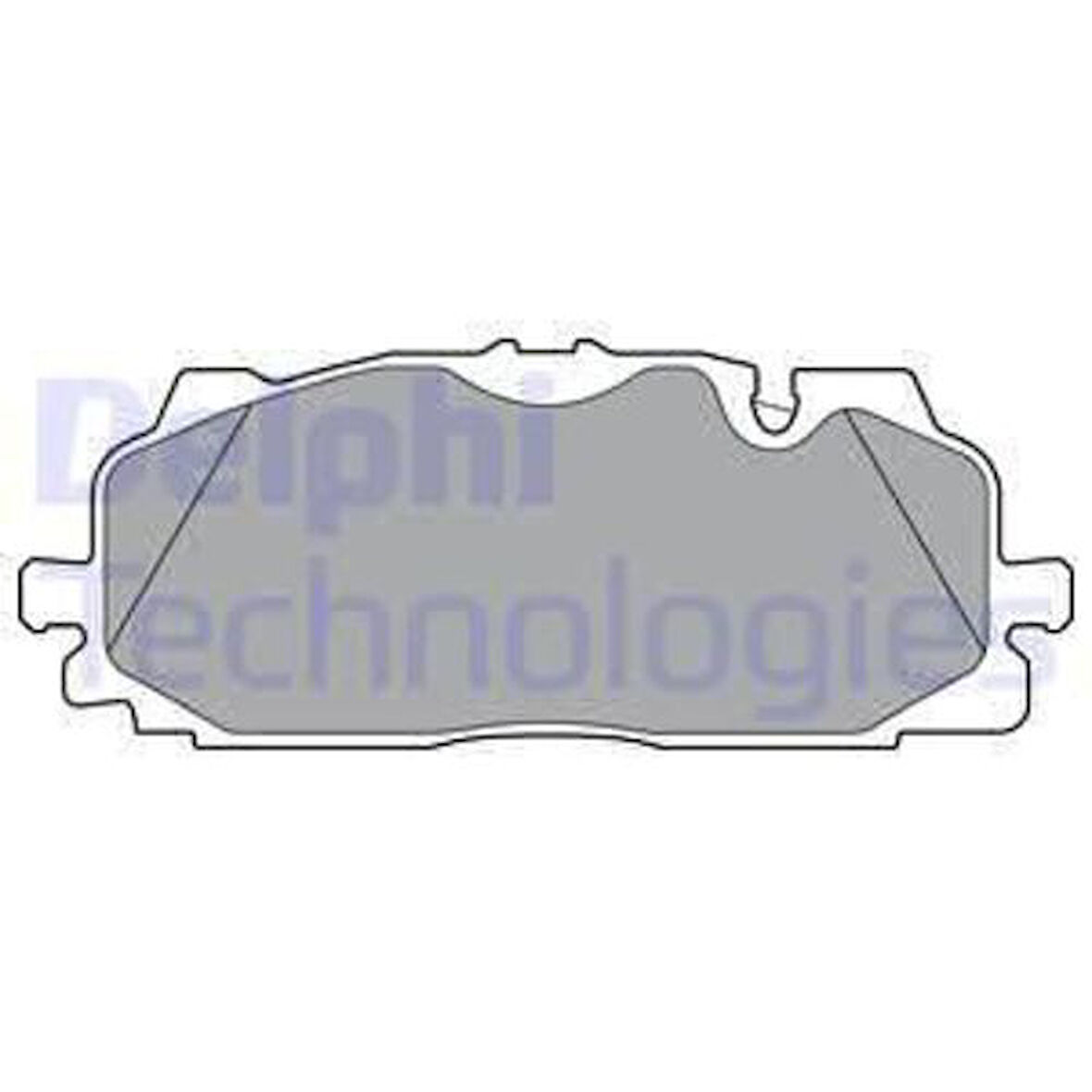 Delphi LP3302 Fren Balatası Ön Q7 2.0 TFSI 3.0 TFSI 3.0 TDI Quattro 15- 4M0698151AM