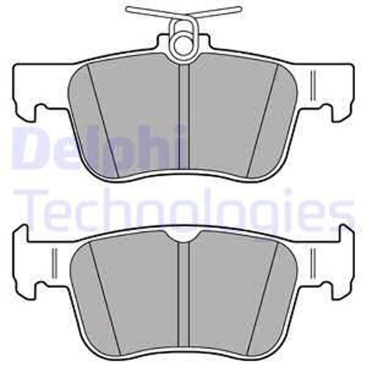 Delphi LP3391 Arka Fren Balatası Honda Civic 2017-Galaxy III 1.5.  2.0 2.0 TDCI 2.0 2015 Mondeo V 1.0-1.5 1.5 TDCI 1.6 TDCI Focus IV 18- 43022TBAA02