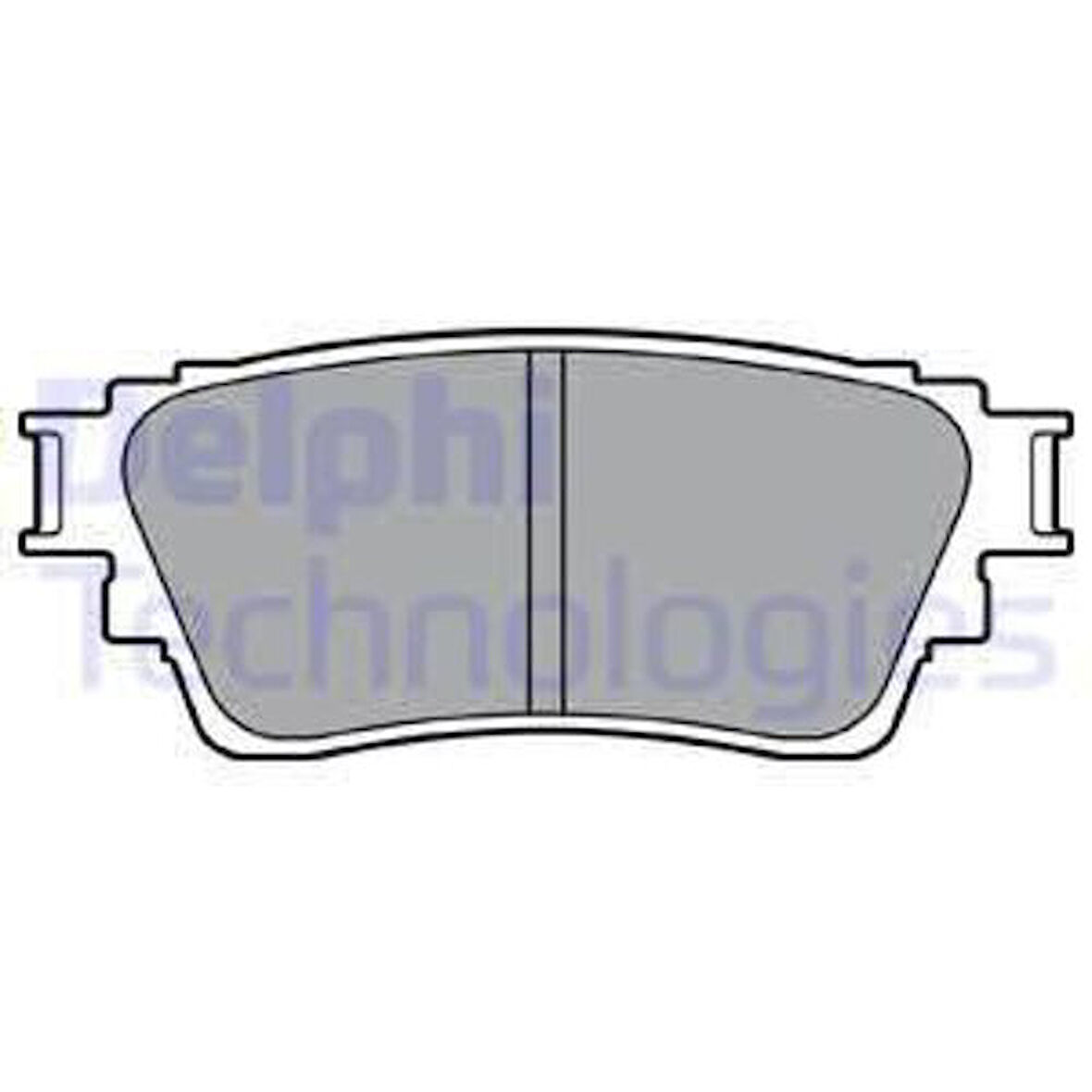 Delphi LP3408 Fren Balatası Arka Mitsubishi EKlipse Cross 17-Outlander III 18- 4605B560
