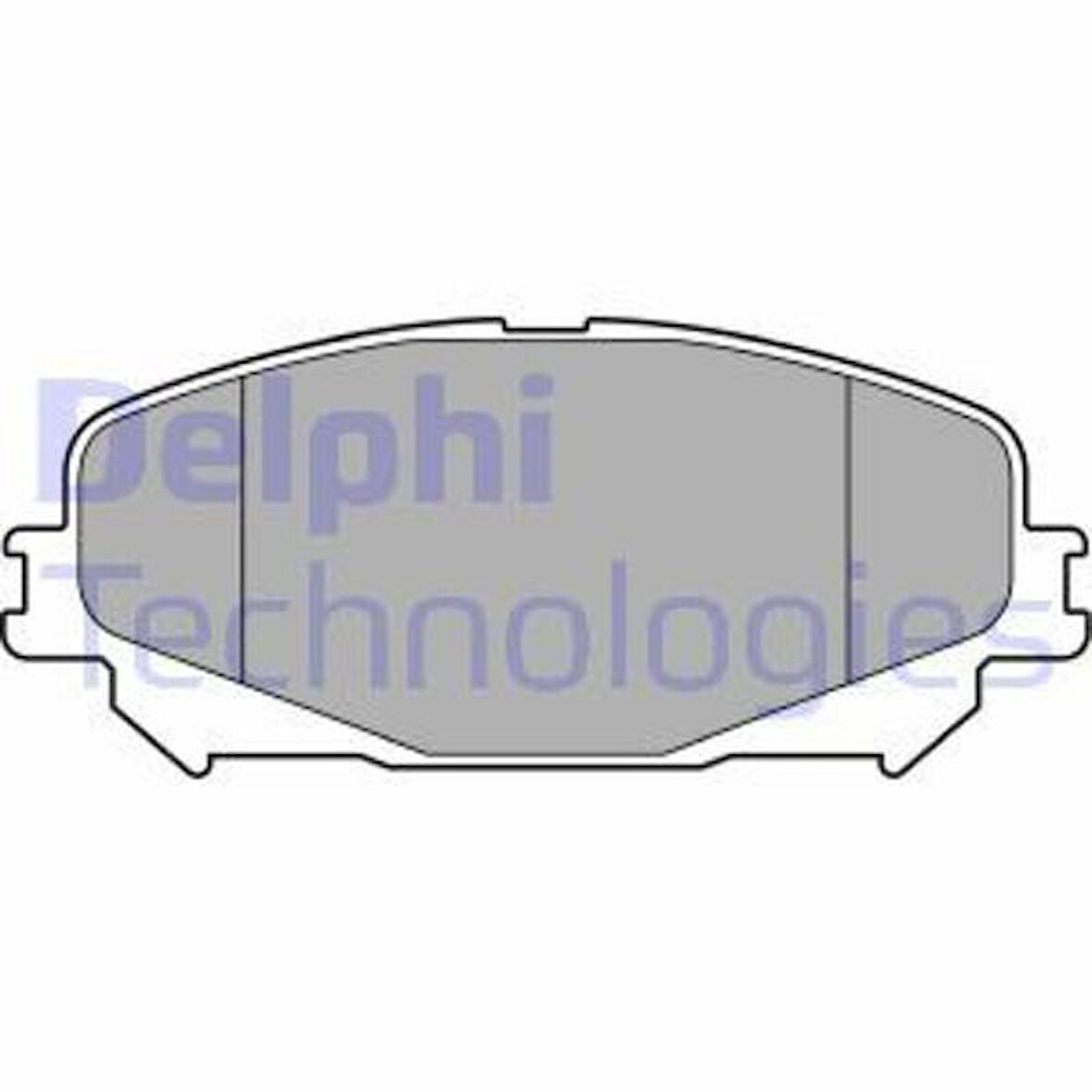 Delphi LP3734 Ön Fren Balatası Renault Megane IV 15-Captur II 20-Grand Scenic IV 18-Talisman 18- 410606808R