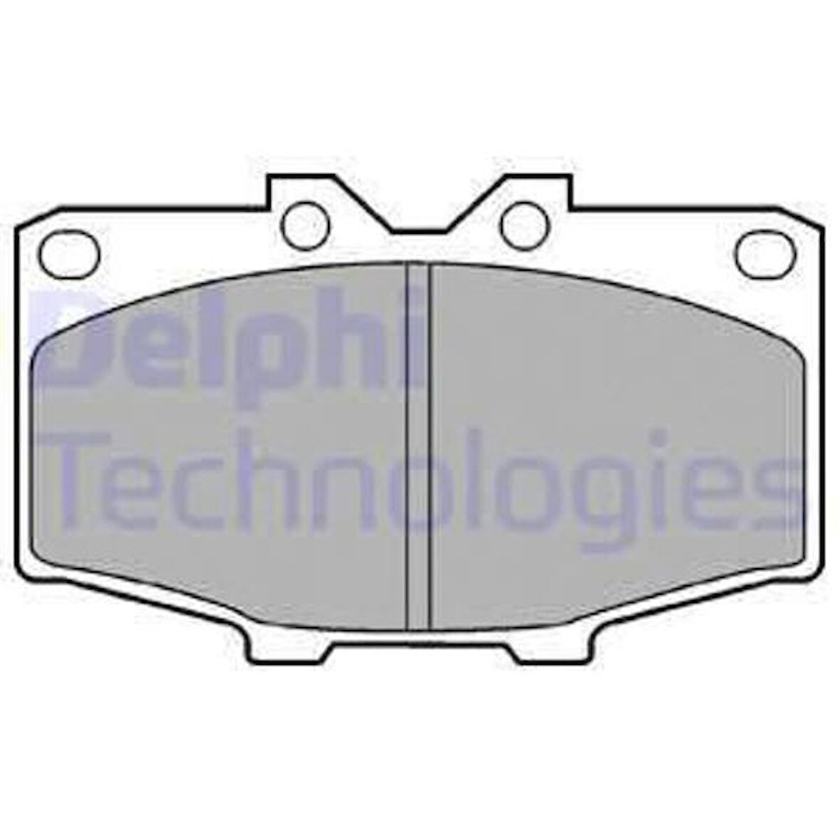 Delphi LP448 Ön Fren Balatası Land Cruiser Hilux 449135120