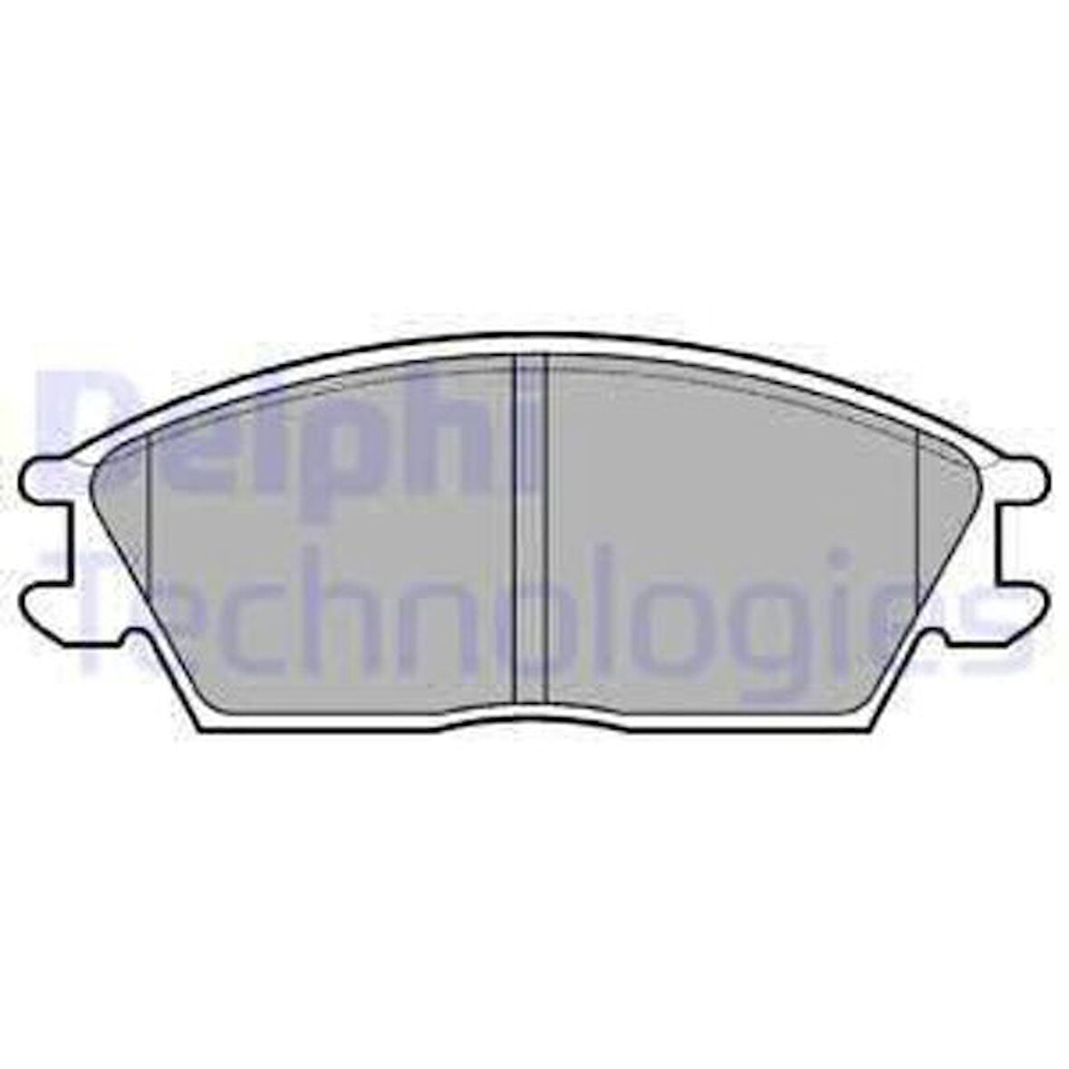 Delphi LP704 Ön Fren Balatası Hyundai Accent 1995-2005 Getz 2002-Excel 1990-1993 581011CA00