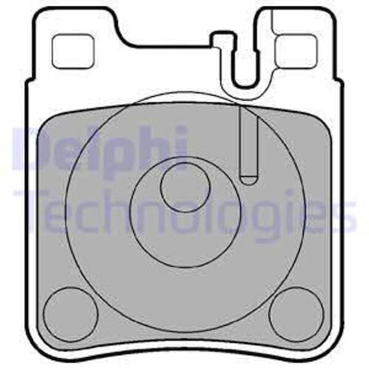 Delphi LP841 Fren Balatası Arka W203 01-07 C208 97-02 W124 93-95 W210 96-02 W140 93-97 A0034204920