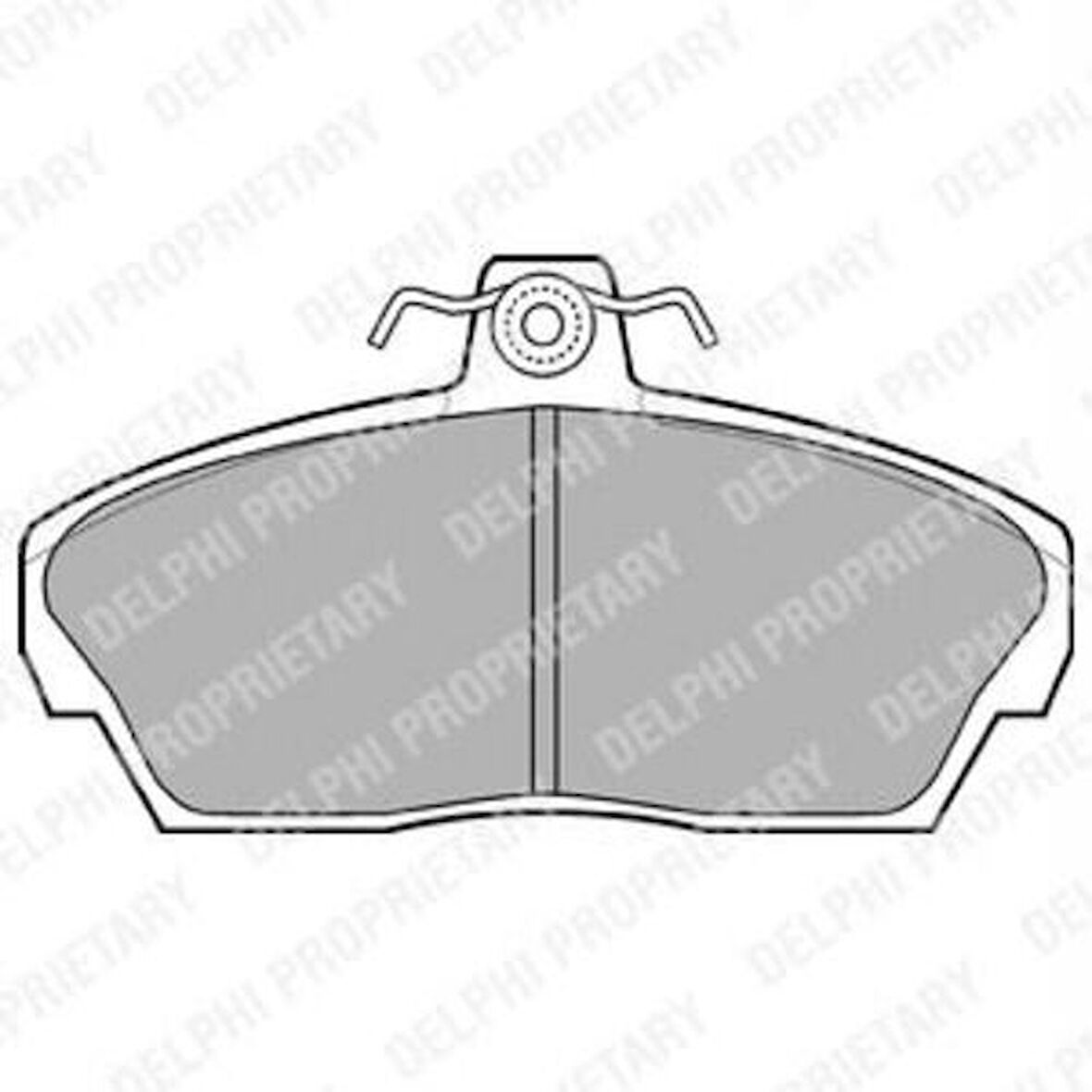 Delphi LP911 Ön Fren Balatası Honda Civic 2001 2006 Euro Civic 1996 1999 Rover 200 400 1996 2000 Tata Telcoline Freelander 0 45022ST3E00