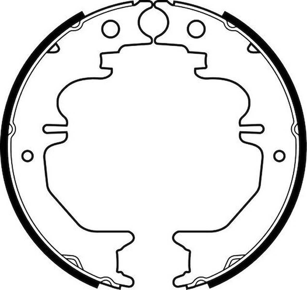 Delphi LS2053 Fren Pabuçu El Freni Toyota Land Cruiser 93 98 46580-60060