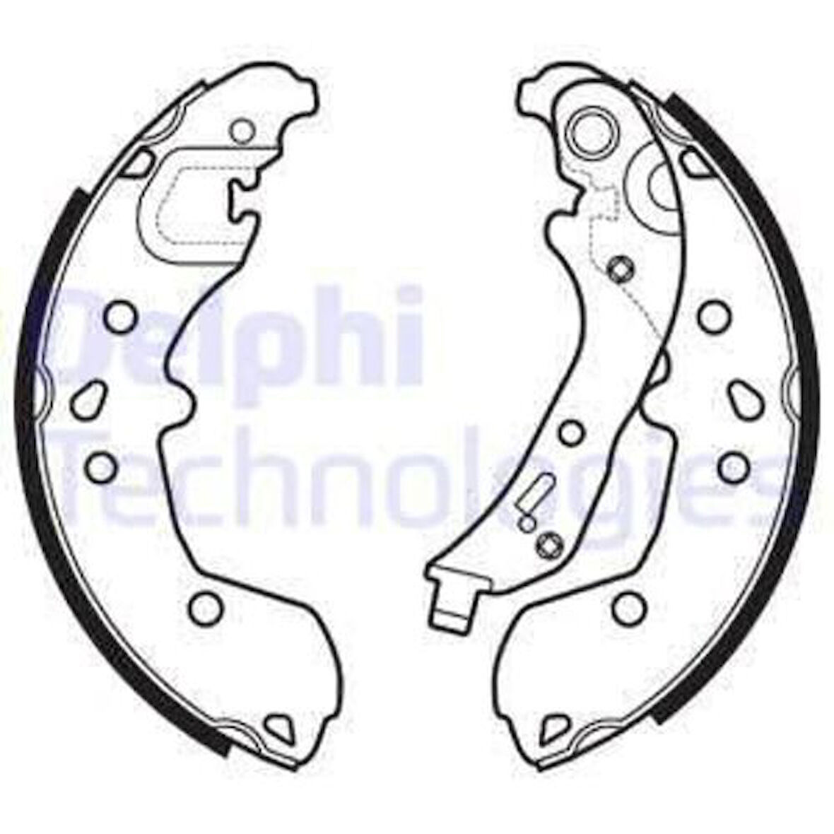 Delphi LS2148 Fren Pabuçu Arka Ibiza-Polo 2Q0698525
