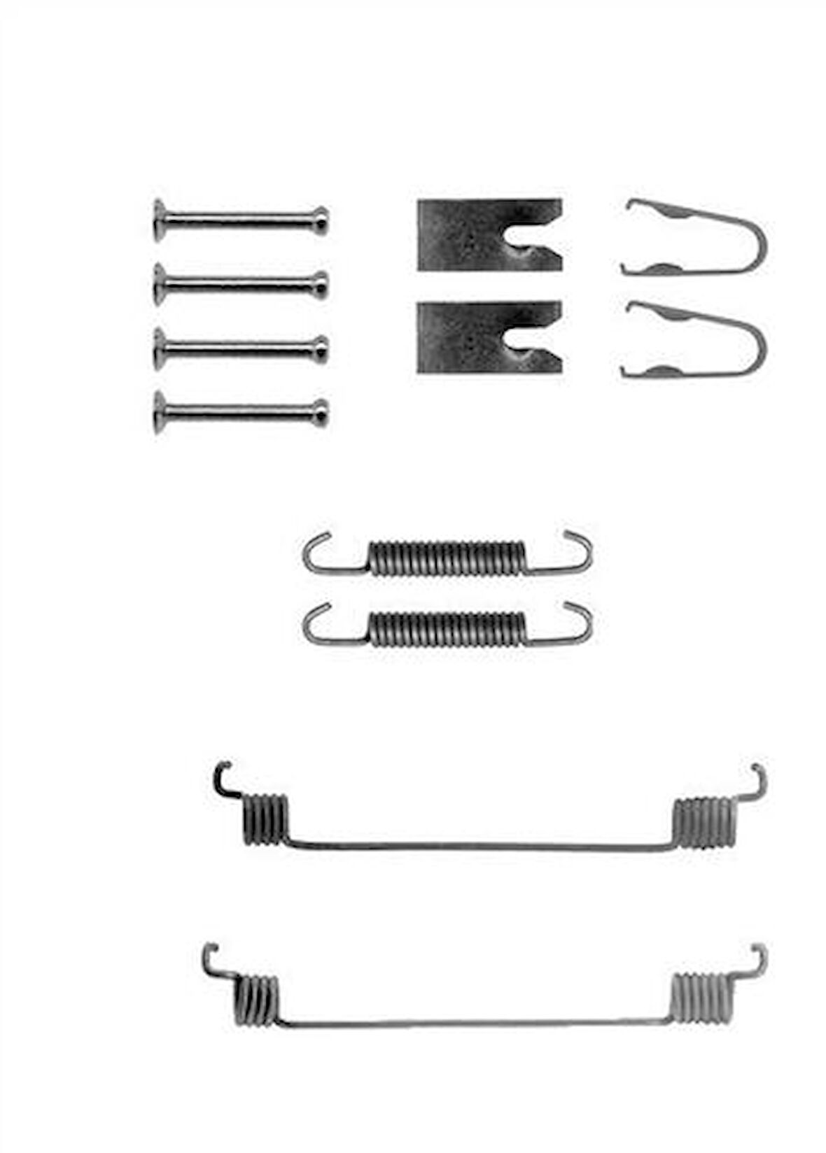 Delphi LY1291 Fren Pabuç Montaj Takımı Arka Ford Fiesta Fiesta Van Fusion Ka Puma Sport Ka Street Ka Mazda 