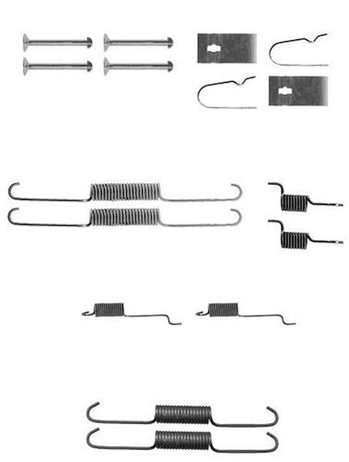 Delphi LY1307 Fren Pabuç Montaj Takımı Arka Nissan Almera 02 00 
