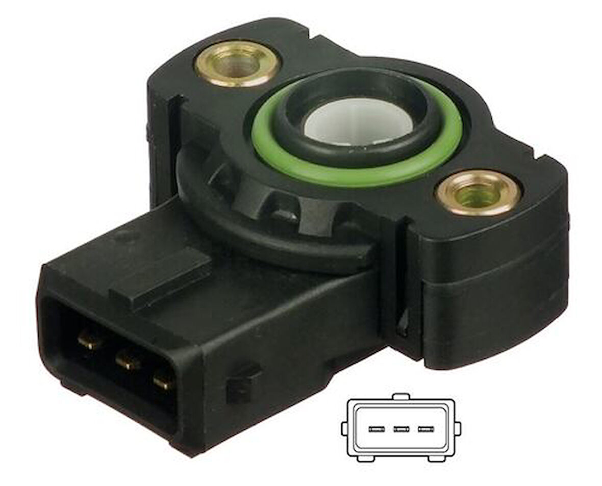 Delphi SS10562-12B1 Gaz Kelebek Sensörü BMW E36 E38 E39 M42 M44 M50 M51 13631721456